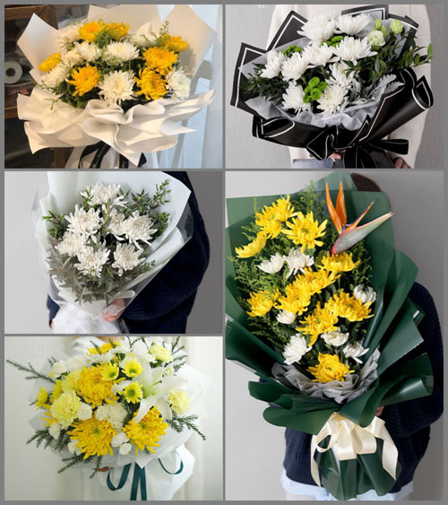 福建泉州永春县湖洋镇吴岭村白事花束代送